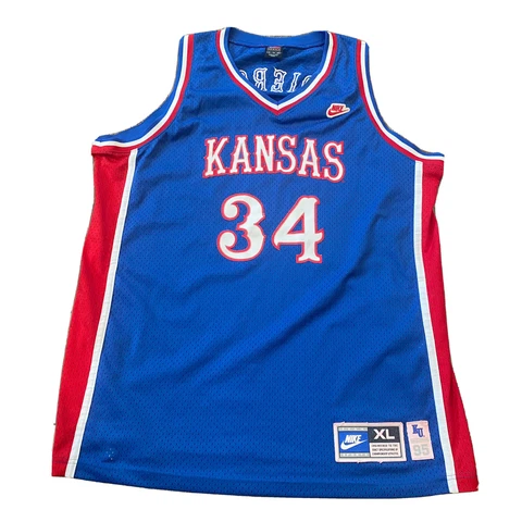 Vintage Nike Paul Pierce Kansas Jayhawks Jersey Xl Stitched NCAA Basketball Cover
