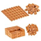 200Pcs  Bricks&Roof Tiles Model Building Set Fake Red Bricks Landscaping5195