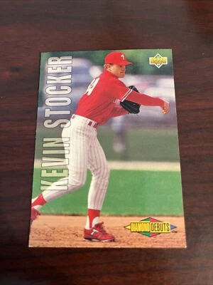 1993 Upper Deck Kevin Stocker RC Diamond Debuts #508 Philadelphia Phillies - Image 1 of 2
