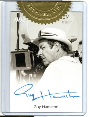 JAMES BOND IN MOTION GUY HAMILTON AS DIRECTOR AUTOGRAPH DEALER 3 CI d. 2016 - Image 1 of 2