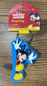 Portachiavi Disney Topolino "Salto" 2D Taglio Laser Monogramma Inter. 1999 nuovo con etichetta - Foto 1 di 7
