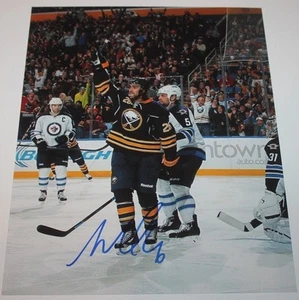 MATT MOULSON SIGNED 8X10 PHOTO BUFFALO SABRES COA - Picture 1 of 1