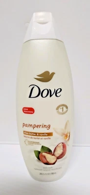 Dove Caring Bath Shea Butter & Vanilla Body Wash  (24 fl oz / 710 ml) - Image 1 of 2