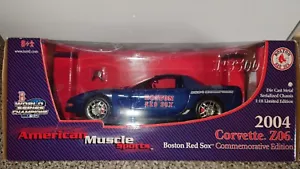 2004 Corvette Boston Red Sox World Series - 1/18 Ertl - New  Limited Edition. - Picture 1 of 14