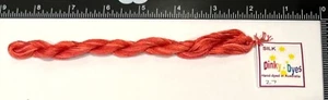 Dinky Dyes #27 Bush Fire 100% Silk Embroidery Thread 8 Mtrs Cross Stitch - Picture 1 of 2