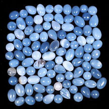 EPIC GEMS-2 Pc Set-8mm-9mm+ Natural Blue Opal Stunning Cabochon Gemstone