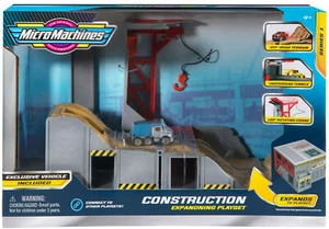 Micro Machines Transforming Construction Expanding Playset Transforms To Crane  - Picture 1 of 4