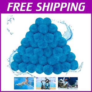 Multipurpose Pool Filter Media Balls - Efficient, Lightweight, Machine Washable - Picture 1 of 10