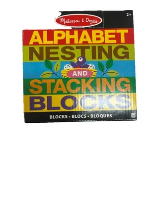 As Seen On Baby Einstein Melissa & Doug Alphabet Nesting and Stacking Blocks - Image 1 of 4