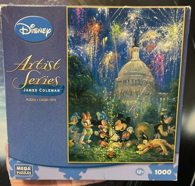 Disney Artist Series James Coleman Summer Celebration 1000-Pc Puzzle 2008 - image 1 of 4