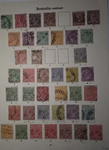 AUSTRALIA EARLIES MAINLY VFU 40 Stamps €400+ - Picture 1 of 1