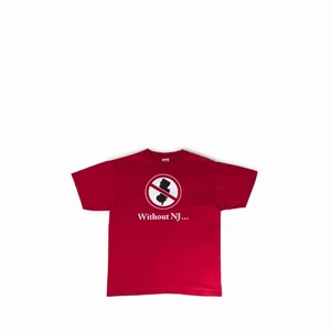 Vintage 2000's Without New Jersey NJ Tee Shirt y2k 2000s Vintage Anvil Graphic - Bild 1 von 4