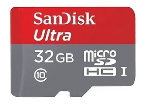 Sandisk SDSQUA4-032G-AN6MA 32gb Ultra Usd 120mb/s C10 Uhs Ext U1 A1 Card+adap - Picture 1 of 1