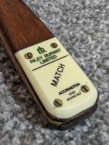 Vintage Riley Burwat ‘Match’ 1 Piece Snooker Cue 146cm 16.5oz - Picture 1 of 8