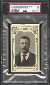 1919 Guerin-Boutron Chocolates #56 Presidente Theodore Roosevelt (PSA 5 EX) - Imagen 1 de 3