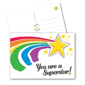 You Are A Superstar Postcards 4x6, A6 (50 Pack) for Kindness - Picture 1 of 8