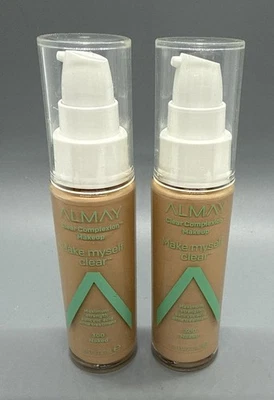 Almay Clear Complexion Makeup Make Myself Clear (1oz / 30mL)  300 Naked Lot Of 2 - Image 1 of 3