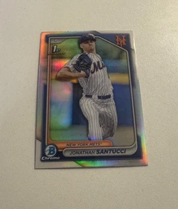 JONATHAN SANTUCCI 2024 Bowman Draft Chrome Refractor #BDC-65 1st Bowman - Picture 1 of 1