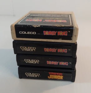 Lot of 4 ColecoVision Donkey Kong Games - Untested - Coleco Vision - Picture 1 of 10
