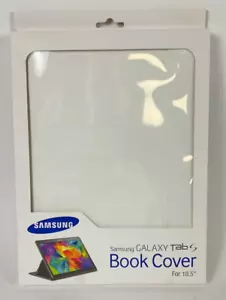 Samsung Book Cover for Galaxy Tab S 10.5 Dazzling White EF-BT800BWEGUJ - Picture 1 of 4