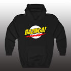 Bazinga TV Series Logo Men's Black Hoodie Sweatshirt Size S-3XL