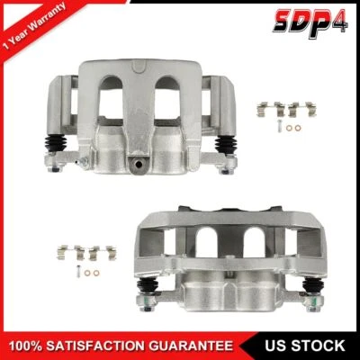 Front Set Brake Calipers Assembly w/Bracket Fits 2011-2019 FORD EXPLORER - Image 1 of 4