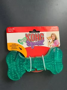 CLEARANCE! KONG Dental Squeezz Bone Medium Dog Toy 15cm - Picture 1 of 1