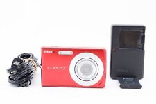 Nikon COOLPIX S200 7.1MP Compact Digital Camera Red [Excellent] from Japan