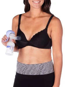 Loving Moments By Leading Lady Wirefree Nursing & Hands Free Breast Pump Bra - Picture 1 of 2