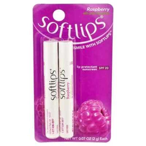 SoftLips Pick your Flavor Lip Protectant, Mois turizing Lip Chap Stick Two Pack - Picture 1 of 6
