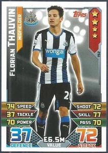 Topps Match Attax 2015-16- #192-Newcastle United-Florian Thauvin - Imagen 1 de 1