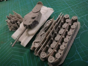3d Printed 1/35/72 Russian F-series "Monster" Type 5 Heavy Tank Kit - Picture 1 of 3