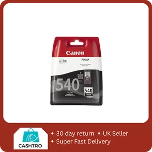 Genuine Canon PG540 Ink Cartridge Black - For Canon PIXMA MG3600 - Picture 1 of 1