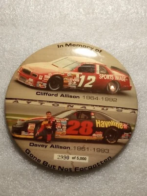De colección "I'n Memory Of" Clifford Allison & Davey Allison Gone But Not Forgotten- Foto 1 de 2