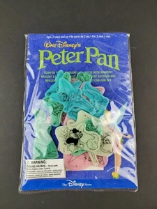 Disney Store PETER PAN 16 Glow in the Dark Shapes Pieces Wall Decoration - NEW - Picture 1 of 12