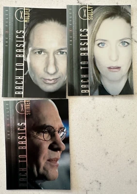 2008 Inkworks The X-Files Back To Basics Chase 3 CARD SET   -35 - Image 1 of 2