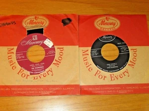LOT of 4 DOO WOP GROUP 45 RPMs - THE DIAMONDS - MERCURY LABEL - Picture 1 of 4