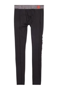 Superdry Carbon Baselayer Legging Black Size 2XL (38" waist) Men's Activewear - Picture 1 of 2