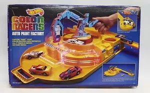 Vintage 1988 Hotwheels Colore Racers pista e auto Auto Paint Factory - Foto 1 di 24