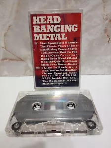 Head Banging Metal - Cassette Tape Ozzy Quiet Riot Krokus Judas Priest Stryper - Picture 1 of 4
