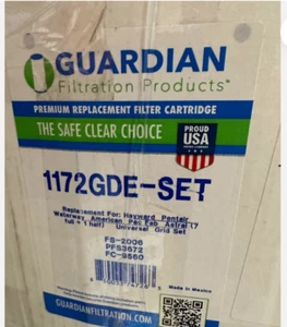 guardian 72sq ft de grid pool filter cartridge set PE3672 ,FC-9560,FS-2006 - Picture 1 of 2