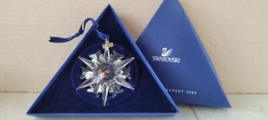 SWAROVSKI STELLA DI NATALE ANNO 2002 ORNAMENTO NATALIZIO IMBALLO ORIGINALE - Foto 1 di 4