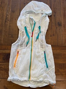 Genuine Luluemon Ruched Clarity Hooded Run/Cycle Vest FREE SHIPPING! - Picture 1 of 17