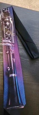 Corbata de Clarinete para Cuello de Ralph Marlin Banda Música HECHA EN EE. UU. De Colección 1992 - Púrpura Foto 1 de 4