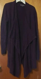 Barefoot Dreams Soft Bamboo Chic Open Wrap Cardigan Styl 436 S/M Eggplant purple - Picture 1 of 5