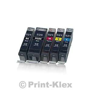 5x kompatible CANON Pixma IP3600 IP4600 X IP4700 MP 540 550 560 640 MX860 MX870 - Bild 1 von 11