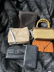 Bag And Wallet Lot For Women 6 Pieces Various Brands - Picture 1 of 10