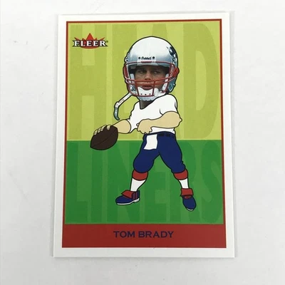 Tom Brady 2002 Fleer Football Headliners #19 Patriots - Image 1 of 4