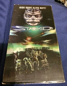 Star Kid - Kick Some Alien Butt! RARE Holographic Case Cover 1996 VHS sci-fi VTG - Picture 1 of 7