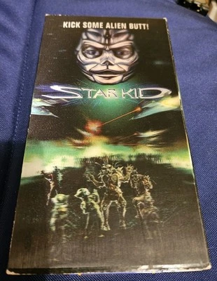Star Kid - Kick Some Alien Butt! RARE Holographic Case Cover 1996 VHS sci-fi VTG - Image 1 of 4